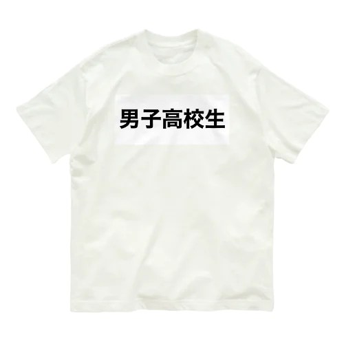 男子高校生 オーガニックコットンTシャツ