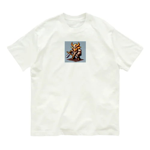 ドット絵バイキング Organic Cotton T-Shirt