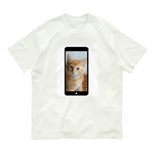 写真取るよ オーガニックコットンTシャツ