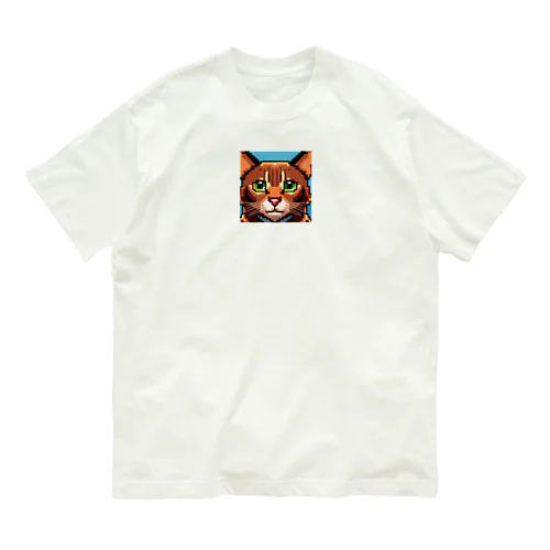 ドット絵ねこちゃん Organic Cotton T-Shirt
