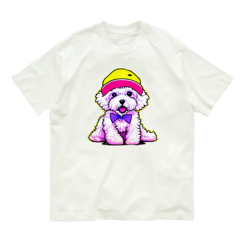 ぼうしマルプーきゅん オーガニックコットンTシャツ