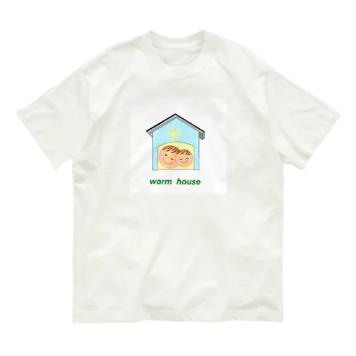 Warm house オーガニックコットンTシャツ