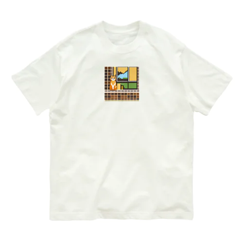 ドット絵の猫 Organic Cotton T-Shirt