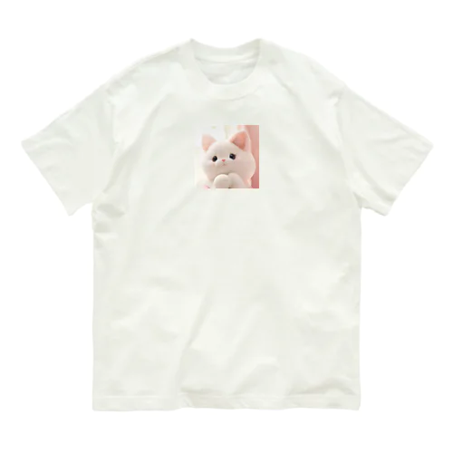 おねがいネコちゃん オーガニックコットンTシャツ