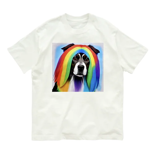 虹犬 オーガニックコットンTシャツ