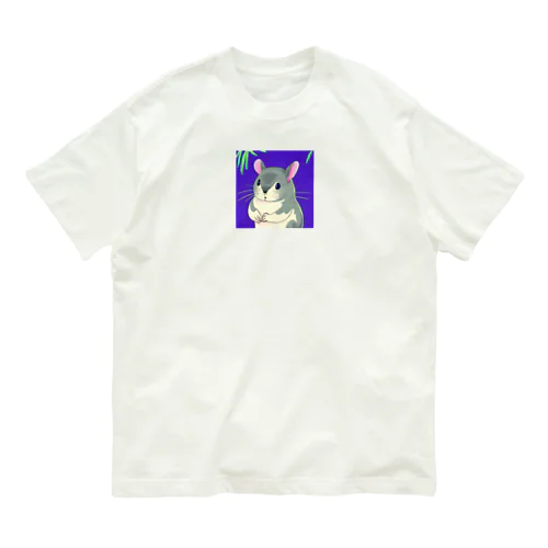 アニメ化チンチラ オーガニックコットンTシャツ