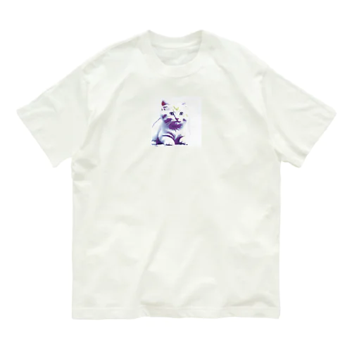 セピア猫ちゃん Organic Cotton T-Shirt