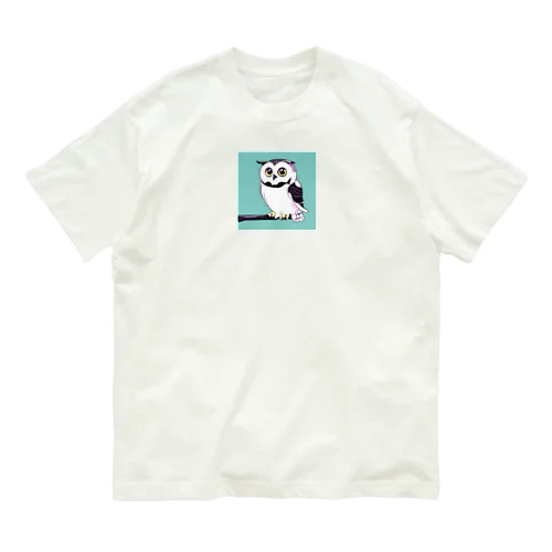 キュートなフクロウ Organic Cotton T-Shirt
