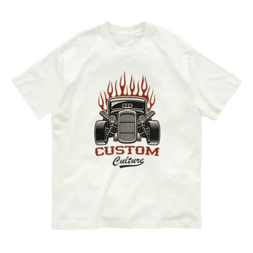 カスタム・カー　CUSTOM CAR オーガニックコットンTシャツ