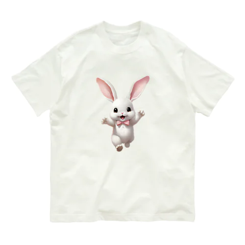 うさぎのイラストグッズ Organic Cotton T-Shirt