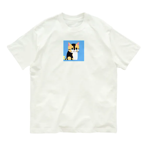 三毛猫のミケ子 Organic Cotton T-Shirt