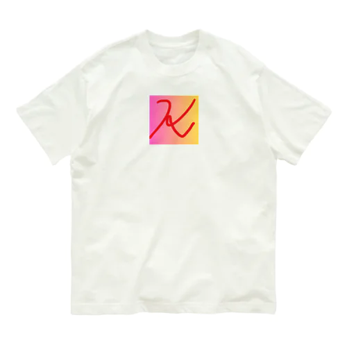 イニシャルk オーガニックコットンTシャツ