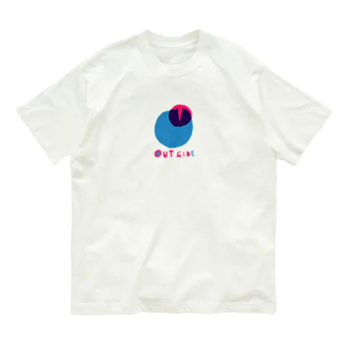 Outside ハミデモノ オーガニックコットンTシャツ