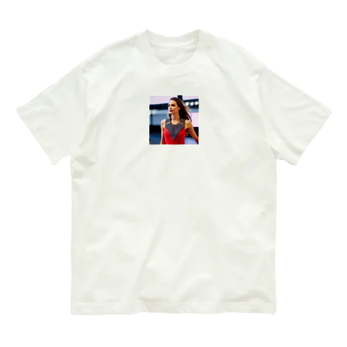 ランウェイ美女 Organic Cotton T-Shirt