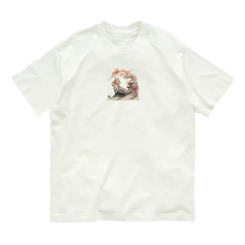 １０００年生きた狐 Organic Cotton T-Shirt