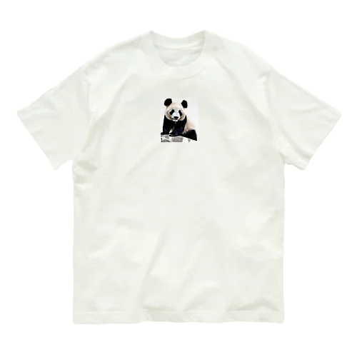 パンダグッズ🐼 オーガニックコットンTシャツ