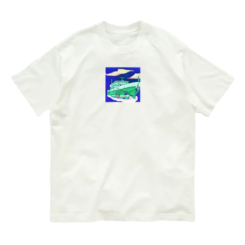 かっこいい🚢 オーガニックコットンTシャツ