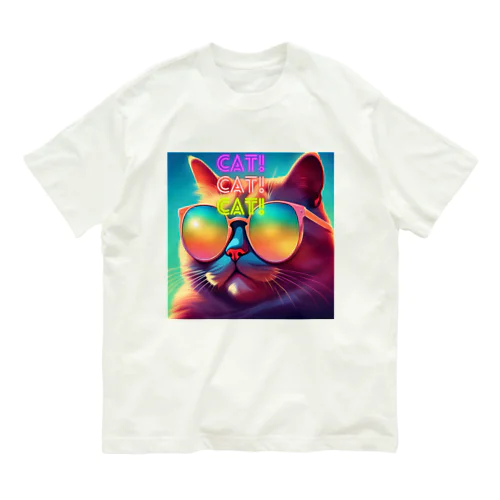 Shady Cat! オーガニックコットンTシャツ