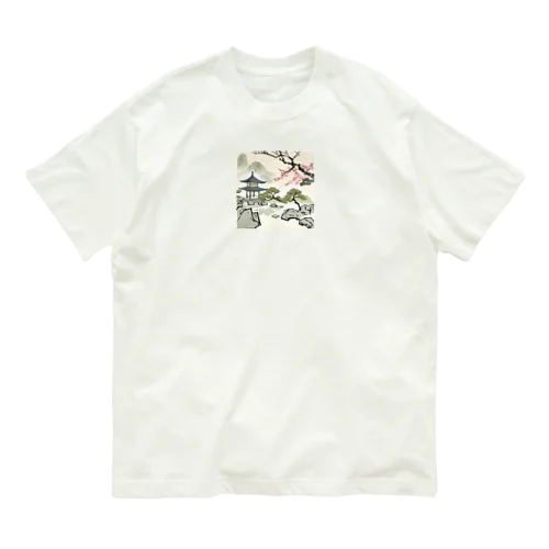 日本のイラストグッズ オーガニックコットンTシャツ