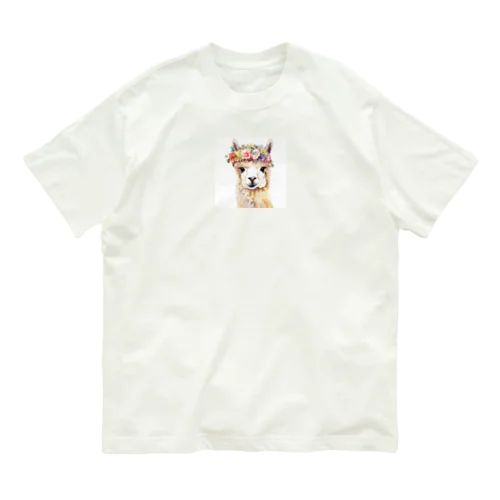 アルパカ オーガニックコットンTシャツ