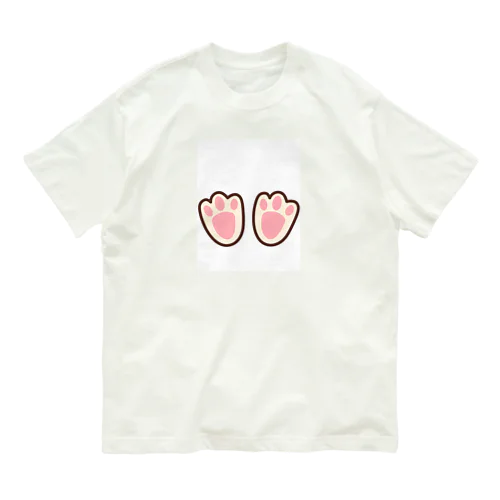 うさぎの後ろ足 Organic Cotton T-Shirt