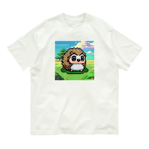 ドット絵のピグミーハリネズミ Organic Cotton T-Shirt