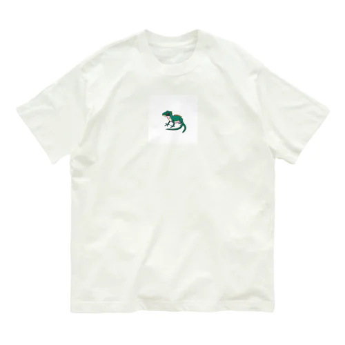 かっこいいトカゲ Organic Cotton T-Shirt