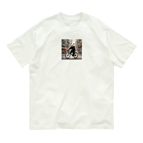 チャリパンダ Organic Cotton T-Shirt