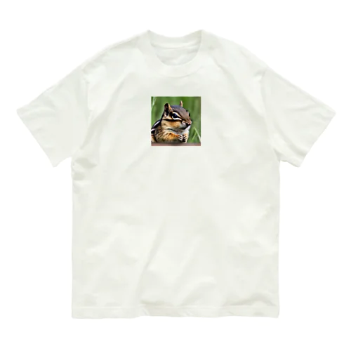 シマリスのグッズ Organic Cotton T-Shirt