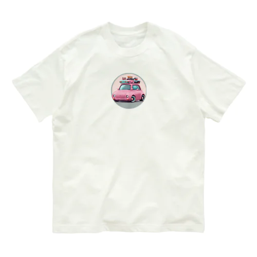 キュートな車💘 オーガニックコットンTシャツ