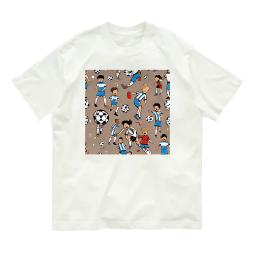 サッカー小僧 オーガニックコットンTシャツ