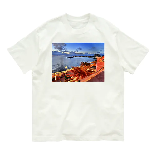 沖縄/アメリカンビレッジ(#リゾート#沖縄#ペアルック) オーガニックコットンTシャツ