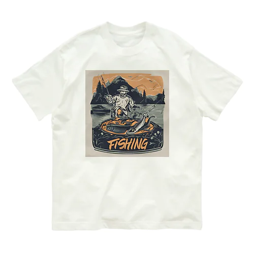 enjoy fishing yuu1994 オーガニックコットンTシャツ