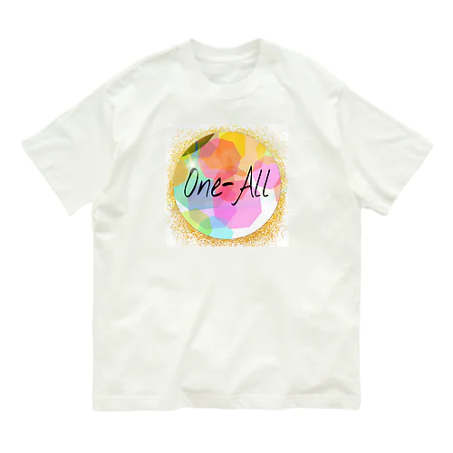 One-All ロゴアイテム オーガニックコットンTシャツ