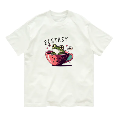 ほっとひとかえる = げこたろう = Organic Cotton T-Shirt