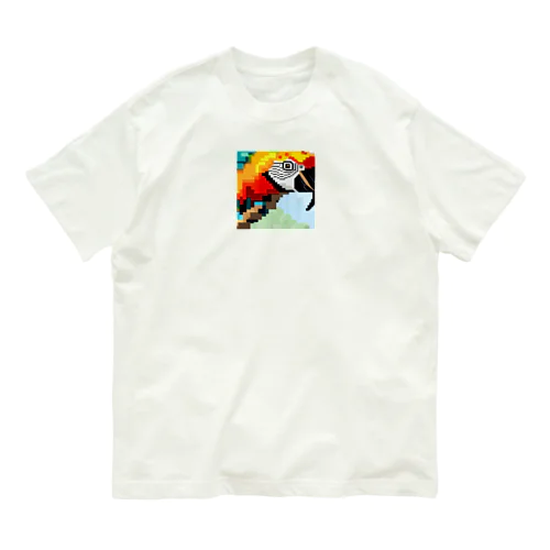 ドット絵のオウム Organic Cotton T-Shirt