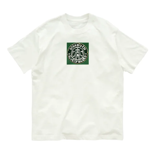 コーヒーショップ風のグッズ オーガニックコットンTシャツ