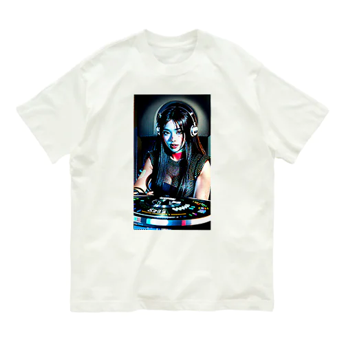 Ai dj オーガニックコットンTシャツ