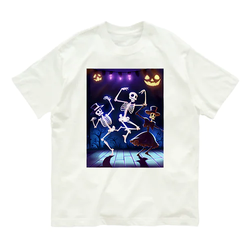 ハロウィンスケルトンダンス01 Organic Cotton T-Shirt