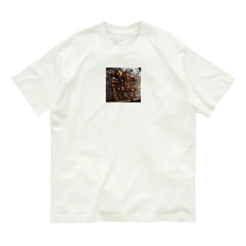 スチームパンクのロボット工場 Organic Cotton T-Shirt