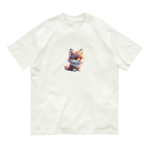 キツネくん オーガニックコットンTシャツ