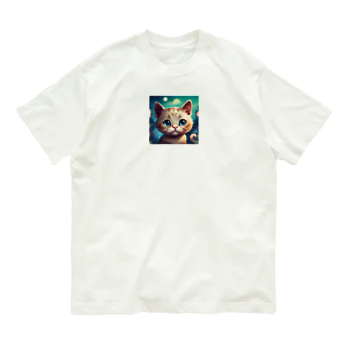 かわいい猫ちゃん Organic Cotton T-Shirt