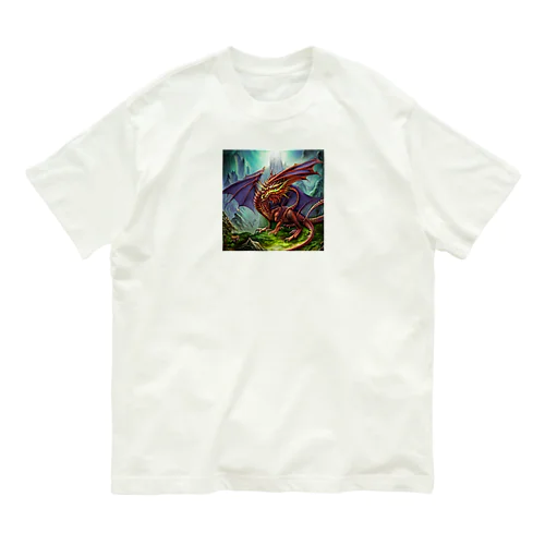 幻想的な龍 オーガニックコットンTシャツ