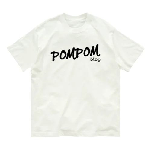 DC PomPomBlog（black） Organic Cotton T-Shirt