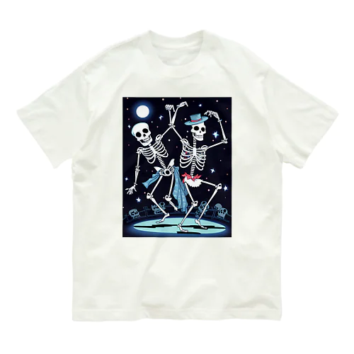 ハロウィンスケルトンダンス03 Organic Cotton T-Shirt