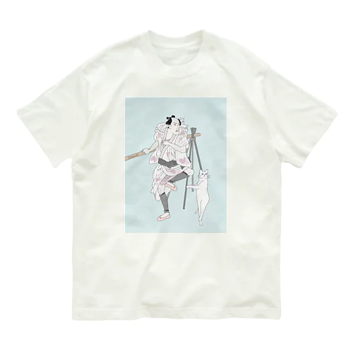 バレエ男子とバレエ猫 Organic Cotton T-Shirt