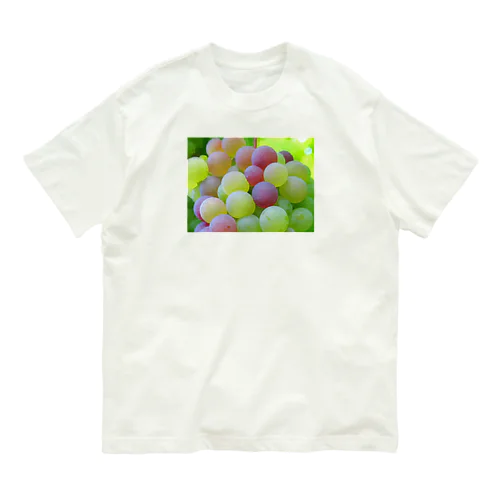 カラフルなぶどう Organic Cotton T-Shirt