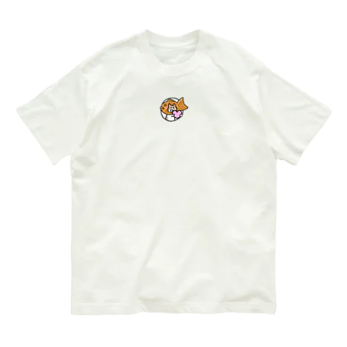 たい焼き猫(ハート) Organic Cotton T-Shirt