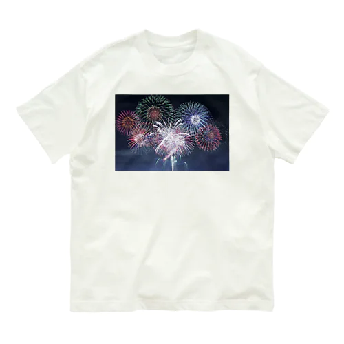 花火 オーガニックコットンTシャツ