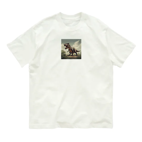 迫力ある恐竜 Organic Cotton T-Shirt